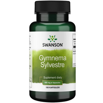 SWANSON Gymnema Sylvestre 400mg 100 kapsułek Apetyt