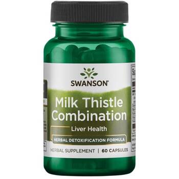 SWANSON Milk Thistle Combination 60 kaps Ostropest Kompleks