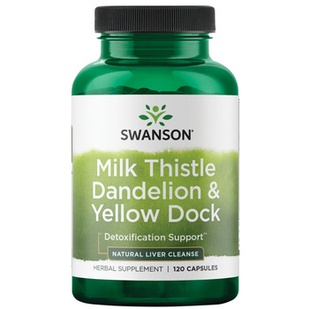 SWANSON Milk Thistle, Dandelion & Yellow Dock 120k