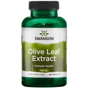 SWANSON Olive leaf Extract 500mg 120 kaps