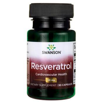 SWANSON Resweratrol 50mg 30kaps