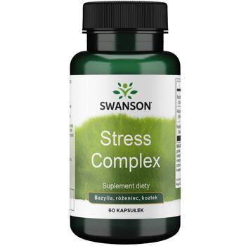 SWANSON Stress Complex 60 kapsułek Kozłek lekarski