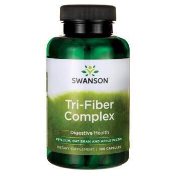 SWANSON Tri-Fiber Complex 100kapsułek Błonnik Trawienie Jelita