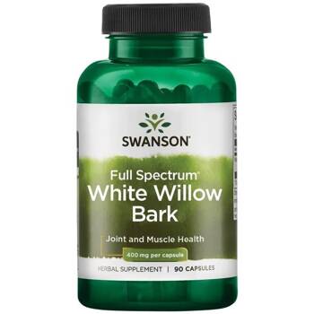 SWANSON White willow bark 400mg 90kaps Kora Wierzby Białej