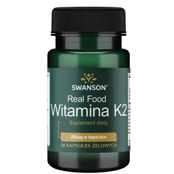 SWANSON Witamina K2 naturalna 200mcg 30kaps Serce Kości