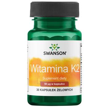 SWANSON Witamina K2 naturalna 50mcg 30 żel