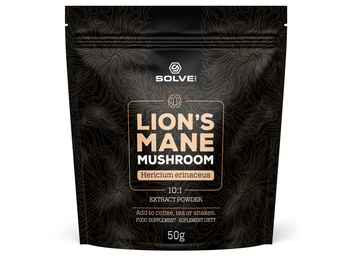 Solve Labs Lion's Mane Soplówka jeżowata 10:1 Mushroom Powder 50g