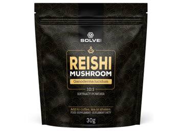 Solve Labs Reishi Ganoderma lucidum 10:1 Mushroom Powder 30g