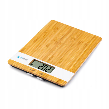 Waga kuchenna bambusowa Oromed ORO-KITCHEN SCALE white